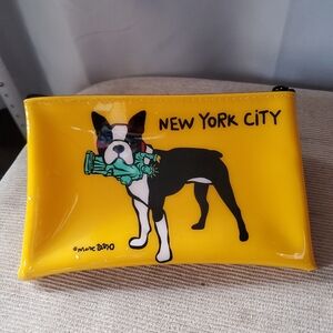 Marc Tetro NYC Boston Terrier Zip Pouch